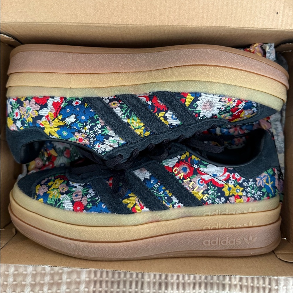 adidas x Liberty London Gazelle Bold Platform Sneaker